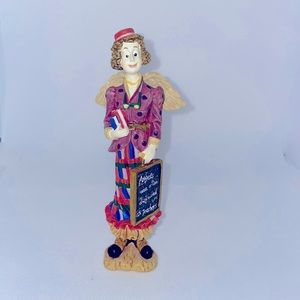 Vintage HOL 1998 Angels are often Disguised as Teachers Angel Figurine 6” tall